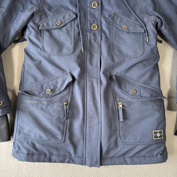 O'Neill Men's Utility Hyperdry 10K Jacket Ski Snow Outerwear Coat Blue Insulated - Picture 3 of 16